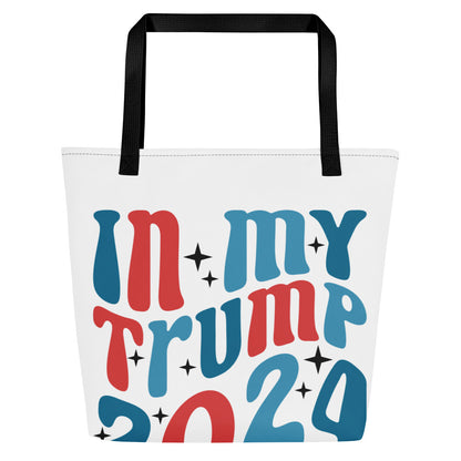 All-Over Print In My Trump Era Large Tote Bag