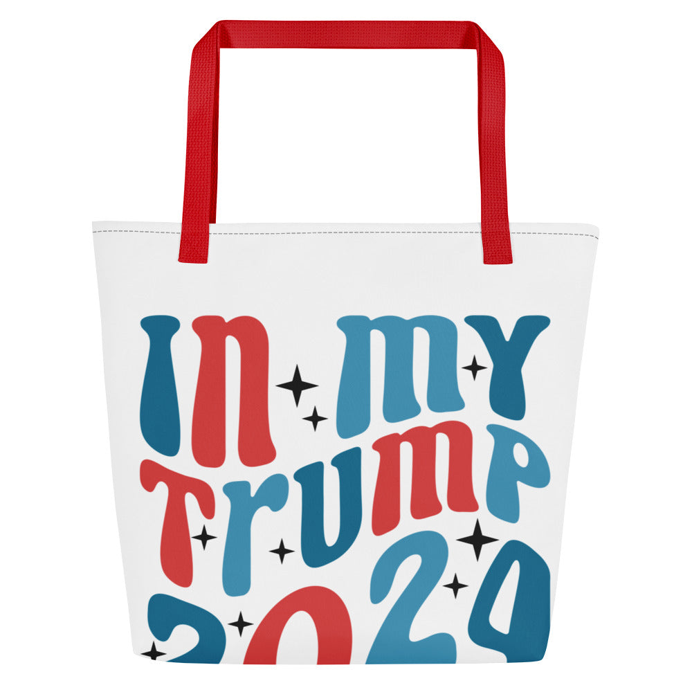 All-Over Print In My Trump Era Large Tote Bag