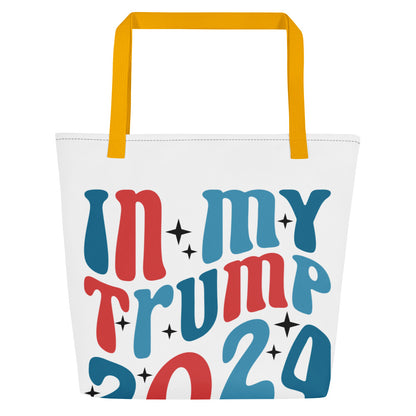 All-Over Print In My Trump Era Large Tote Bag