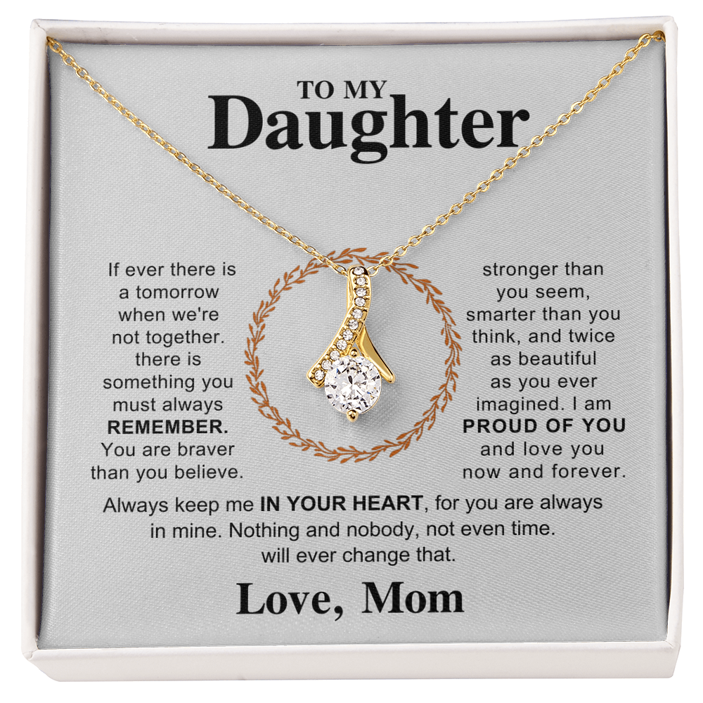 💎 Alluring Beauty Necklace – To My Daughter