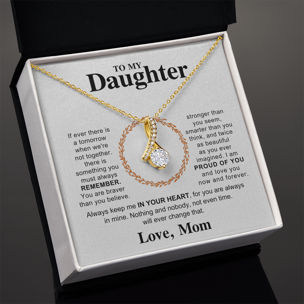 💎 Alluring Beauty Necklace – To My Daughter