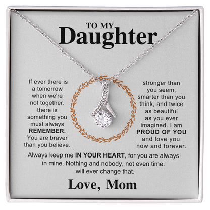 💎 Alluring Beauty Necklace – To My Daughter