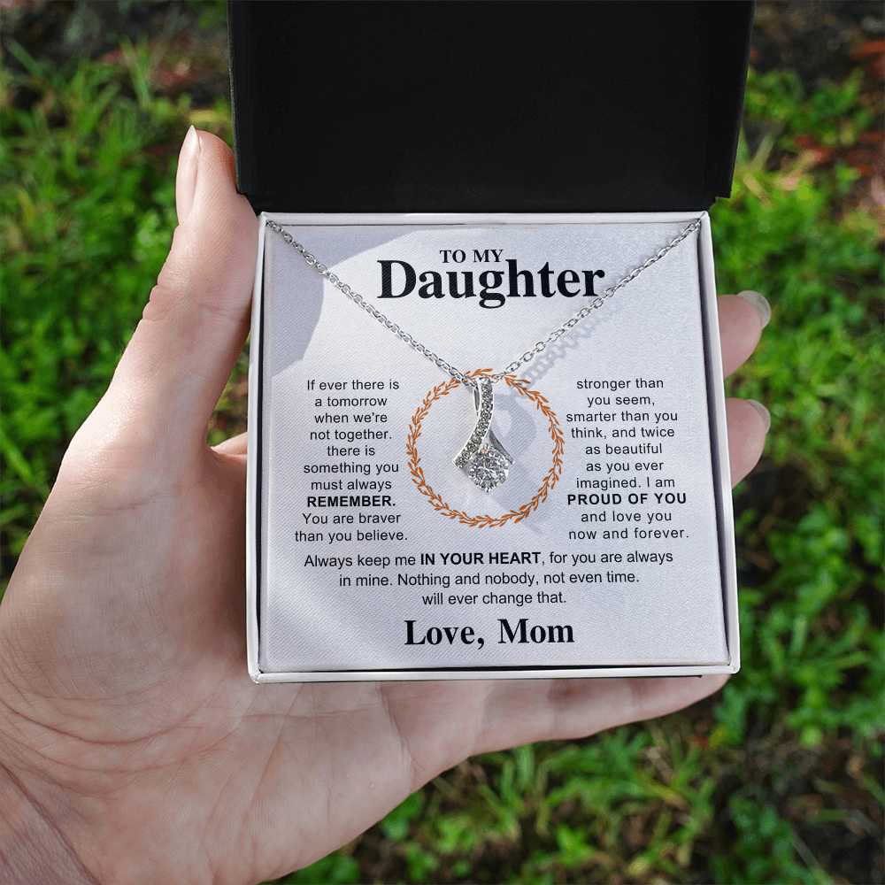 💎 Alluring Beauty Necklace – To My Daughter