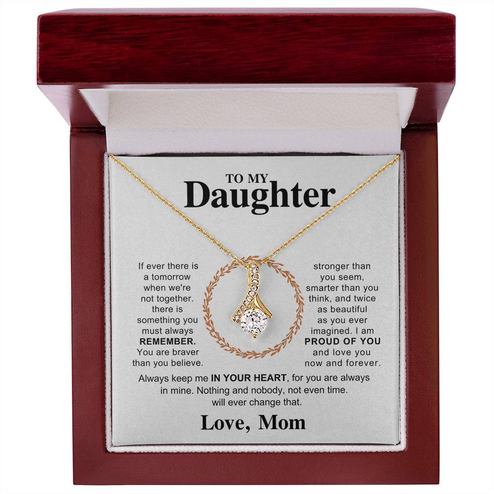 💎 Alluring Beauty Necklace – To My Daughter