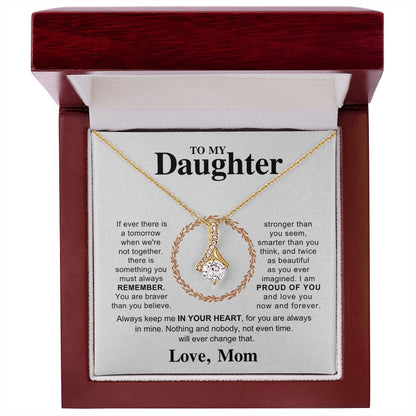 💎 Alluring Beauty Necklace – To My Daughter