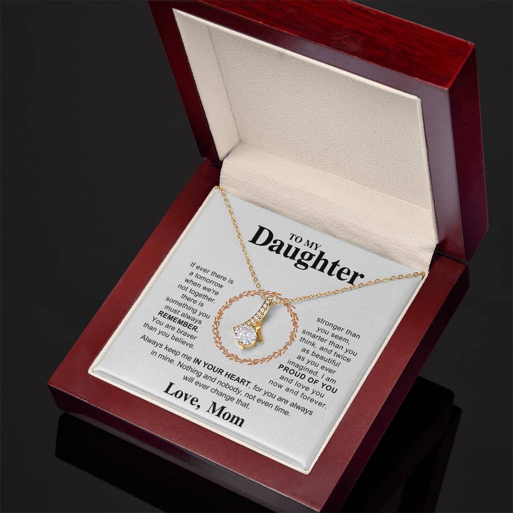 💎 Alluring Beauty Necklace – To My Daughter