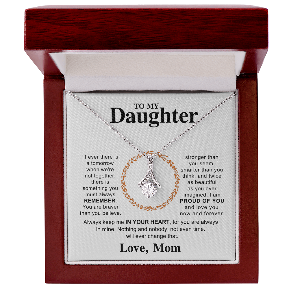 💎 Alluring Beauty Necklace – To My Daughter