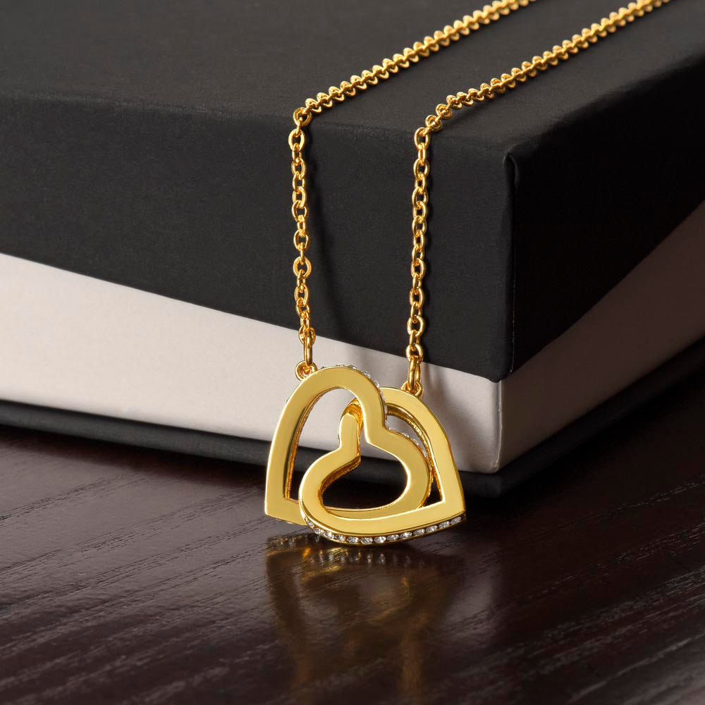 Interlocking Hearts Necklace – A Timeless Symbol of Love & Connection