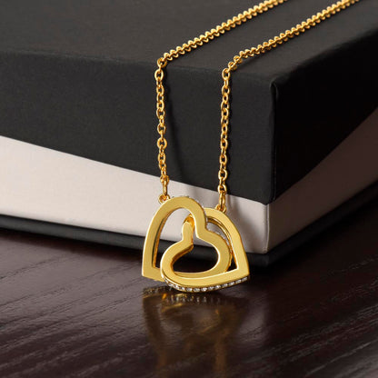 Interlocking Hearts Necklace – A Timeless Symbol of Love & Connection