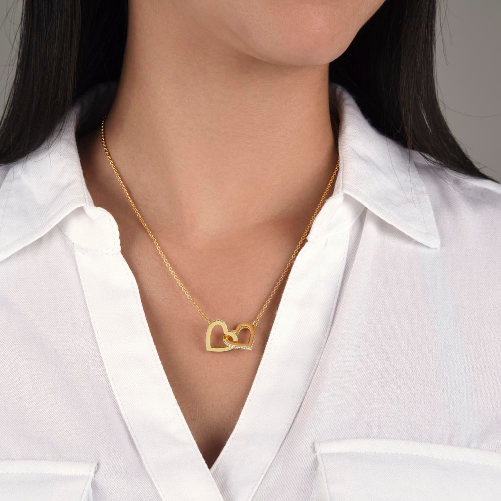 Interlocking Hearts Necklace – A Timeless Symbol of Love & Connection