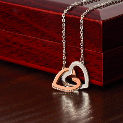 Interlocking Hearts Necklace – A Timeless Symbol of Love & Connection