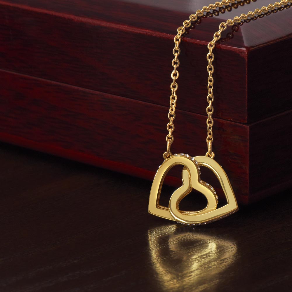 Interlocking Hearts Necklace – A Timeless Symbol of Love & Connection