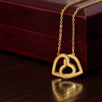 Interlocking Hearts Necklace – A Timeless Symbol of Love & Connection