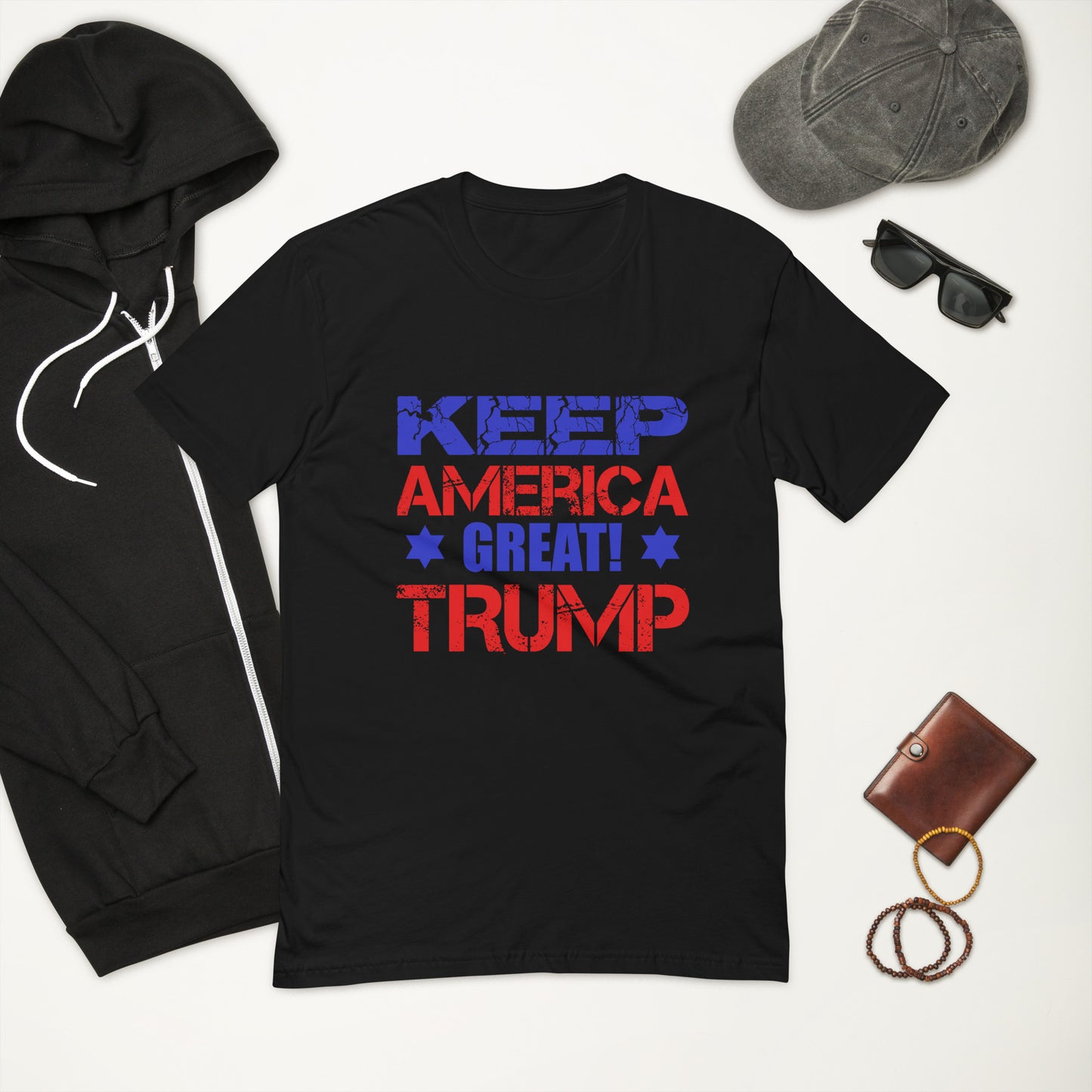 Short Sleeve Keep America Great Trump T-shirt