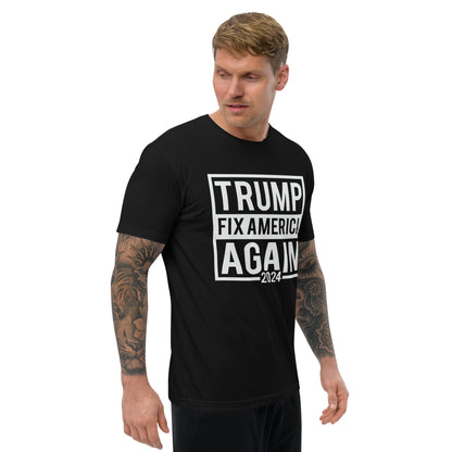 Short Sleeve Trump Fix America T-shirt