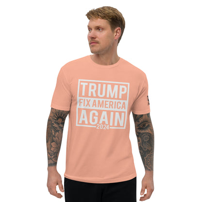 Short Sleeve Trump Fix America T-shirt