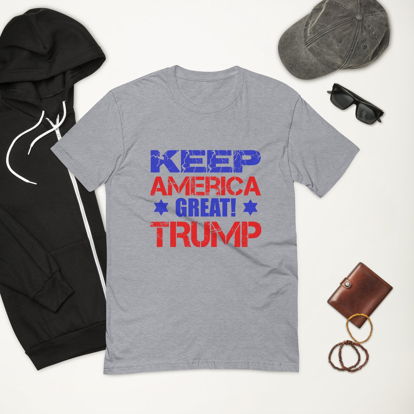 Short Sleeve Keep America Great Trump T-shirt