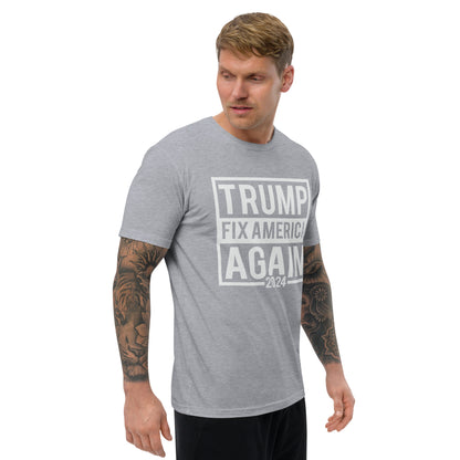 Short Sleeve Trump Fix America T-shirt