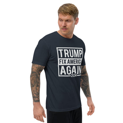 Short Sleeve Trump Fix America T-shirt