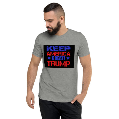 Short sleeve Trump America Again t-shirt