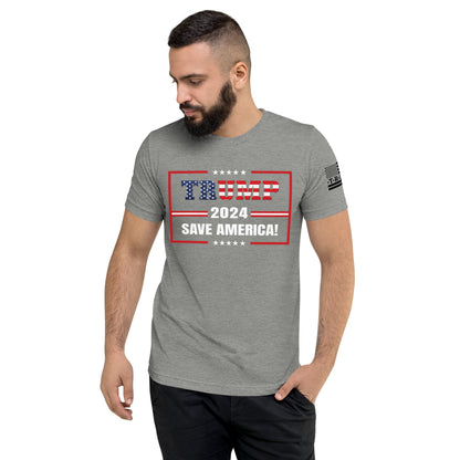 Short sleeve Trump Saves America t-shirt