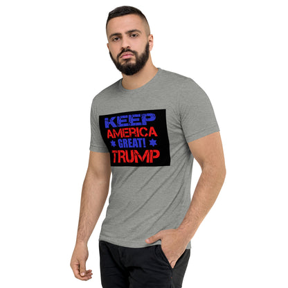 Short sleeve Trump America Again t-shirt