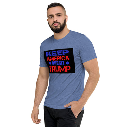 Short sleeve Trump America Again t-shirt