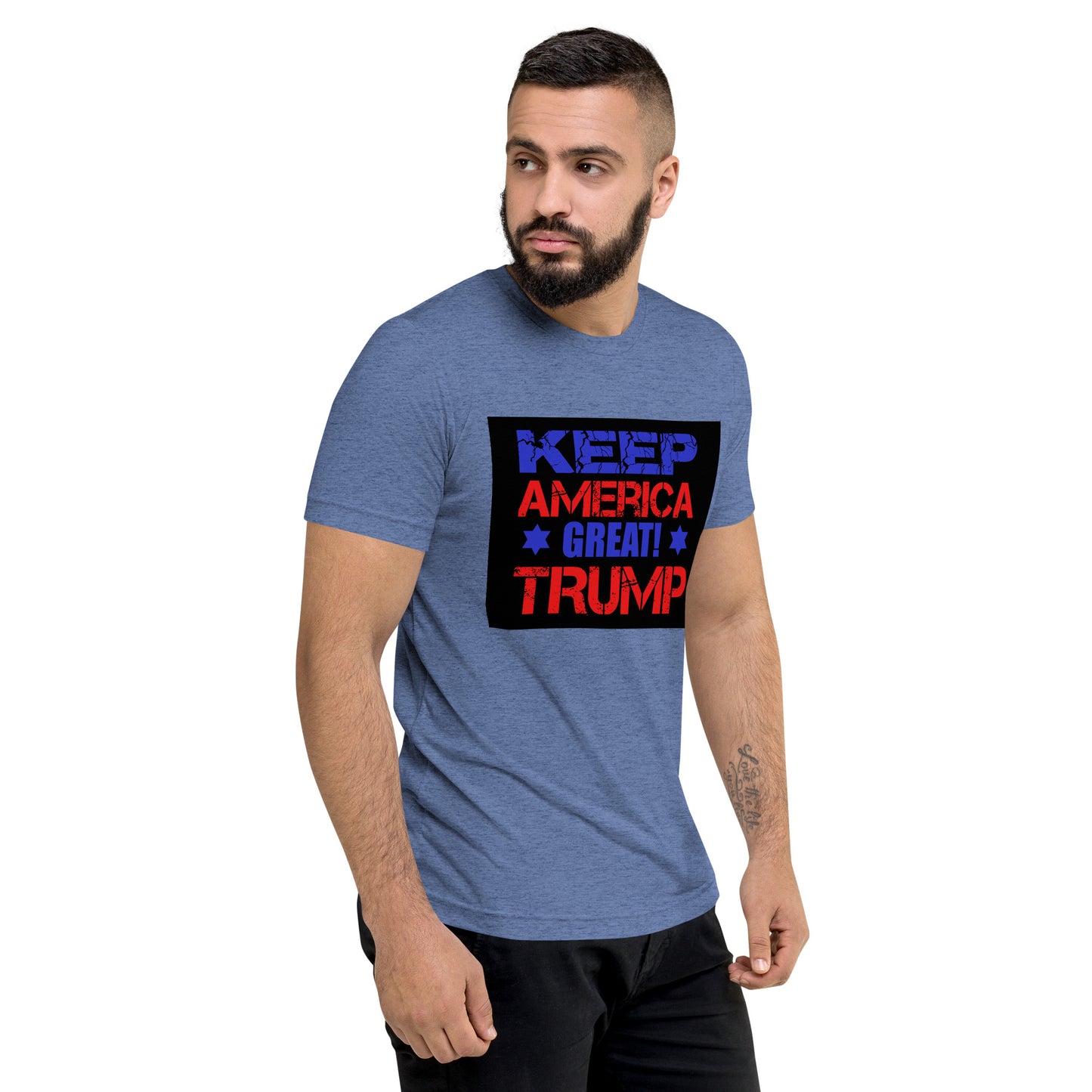 Short sleeve Trump America Again t-shirt