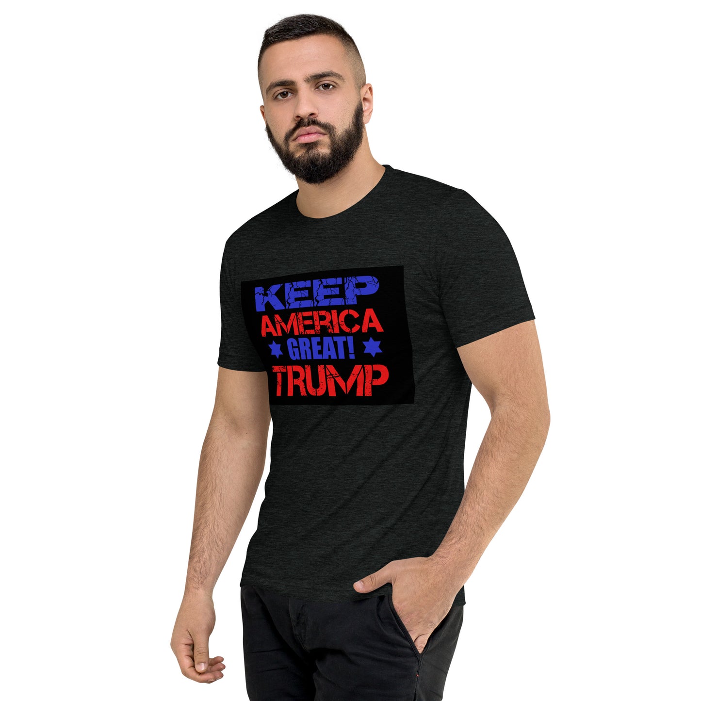 Short sleeve Trump America Again t-shirt