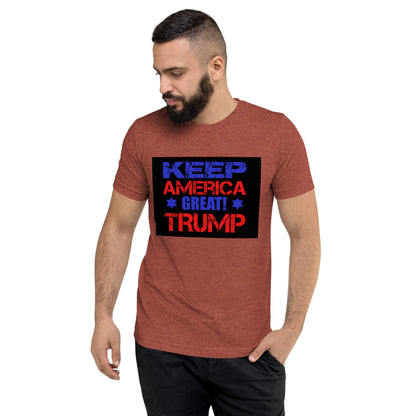 Short sleeve Trump America Again t-shirt