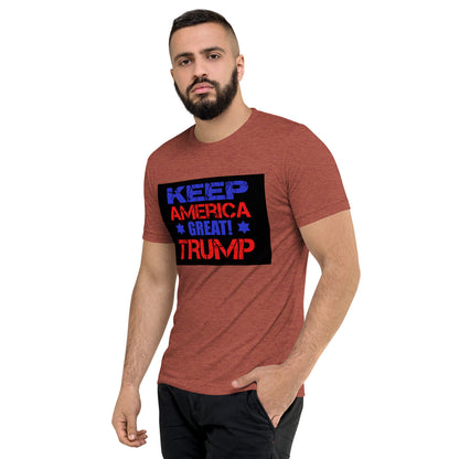 Short sleeve Trump America Again t-shirt