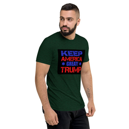 Short sleeve Trump America Again t-shirt