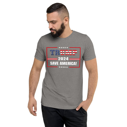 Short sleeve Trump Saves America t-shirt