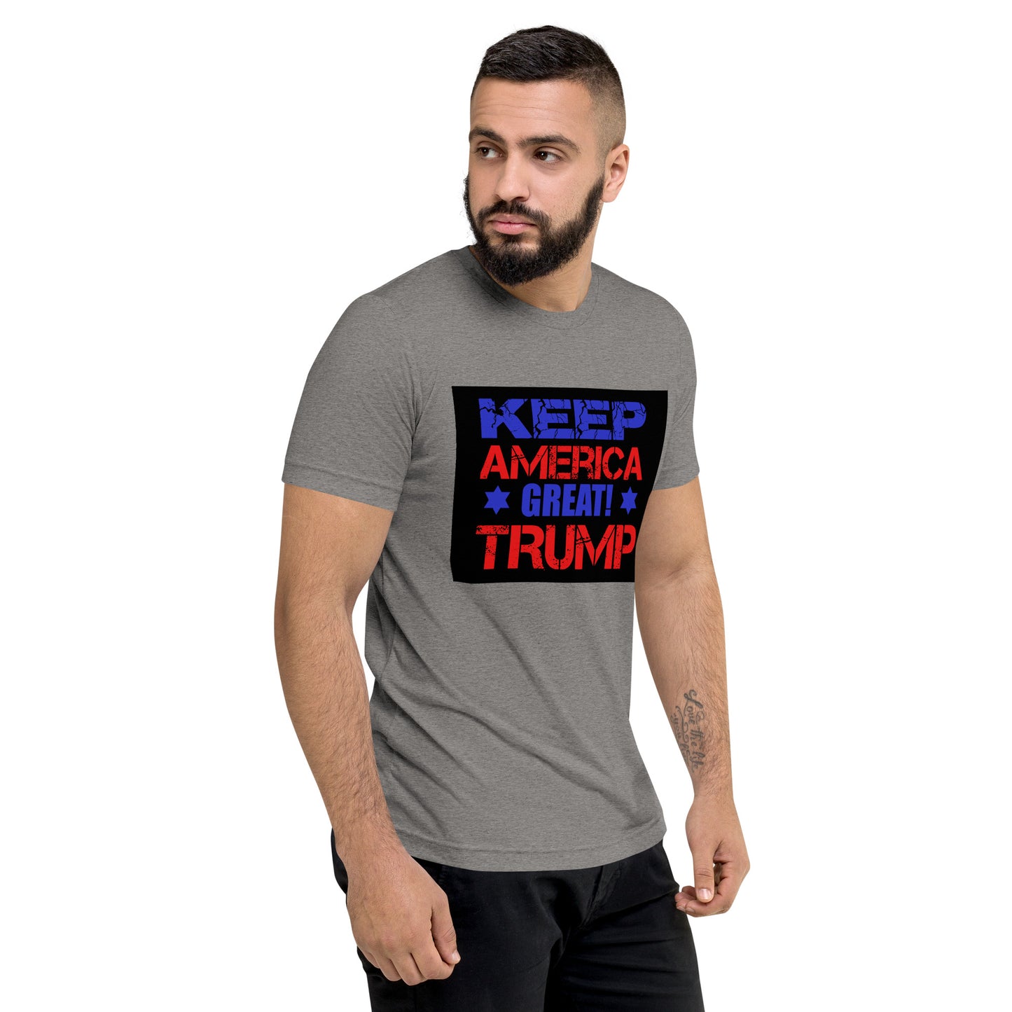 Short sleeve Trump America Again t-shirt