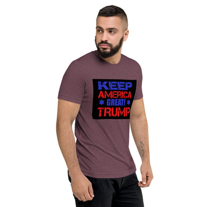 Short sleeve Trump America Again t-shirt