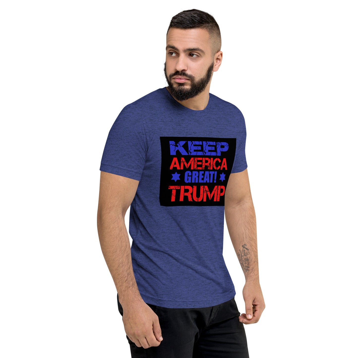 Short sleeve Trump America Again t-shirt