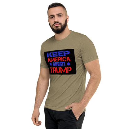 Short sleeve Trump America Again t-shirt