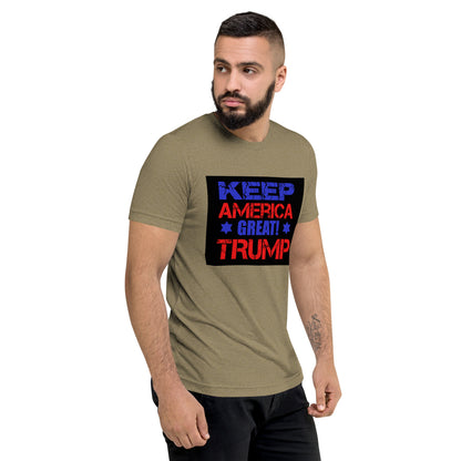 Short sleeve Trump America Again t-shirt