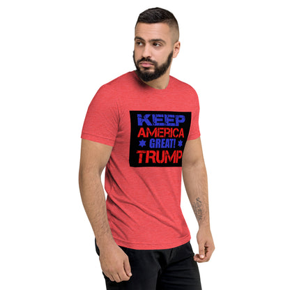 Short sleeve Trump America Again t-shirt