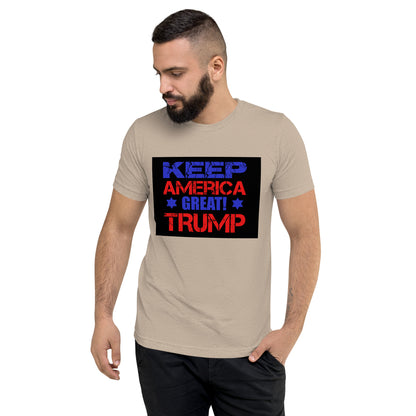 Short sleeve Trump America Again t-shirt