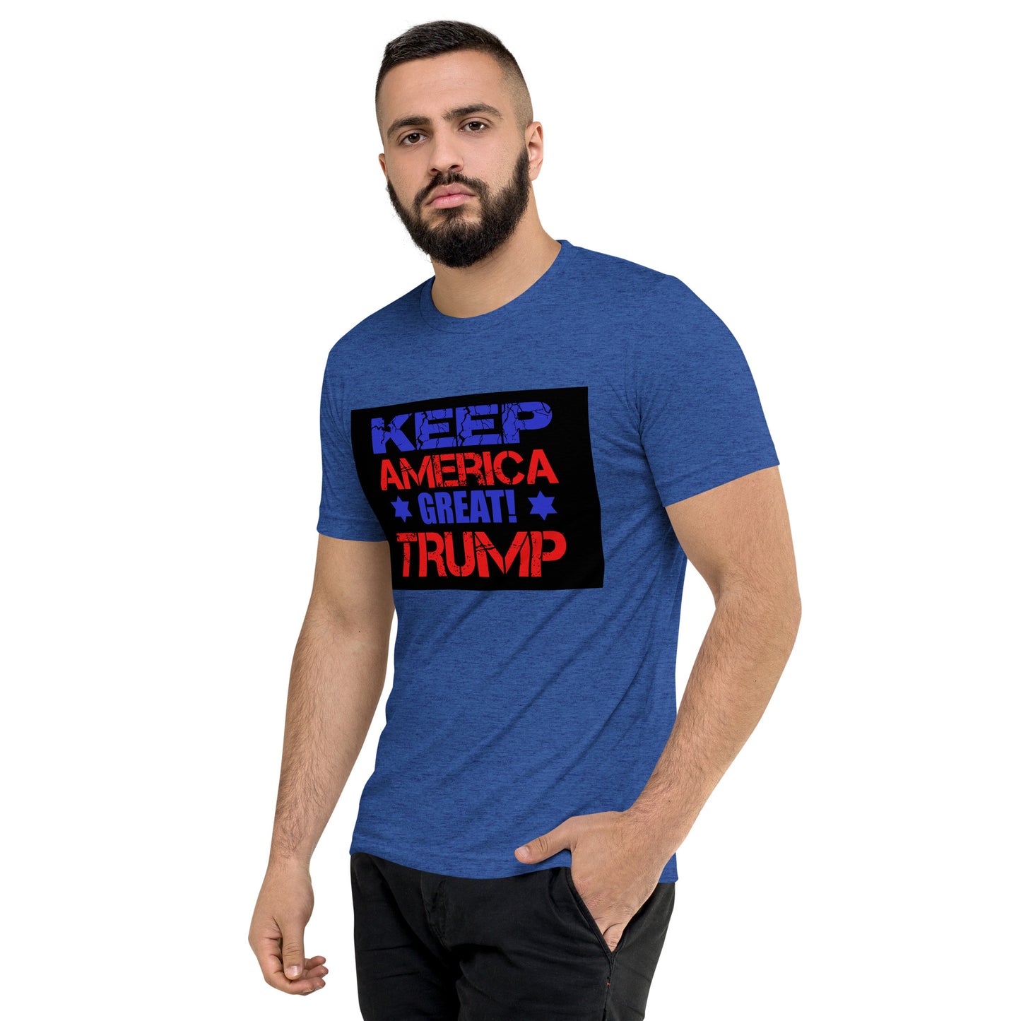 Short sleeve Trump America Again t-shirt