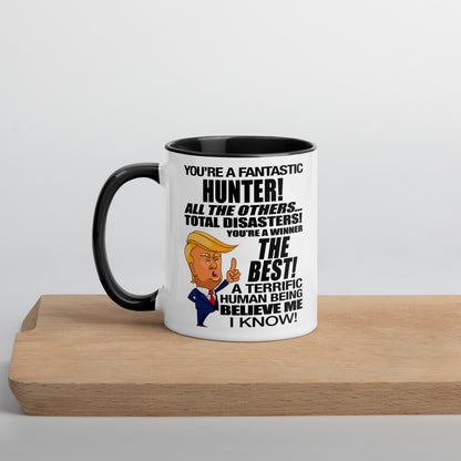 Funny Trump Hunter Coffee Mug w/ Black Handle