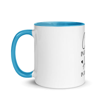 Mug Coffee and Ambition with Color Inside