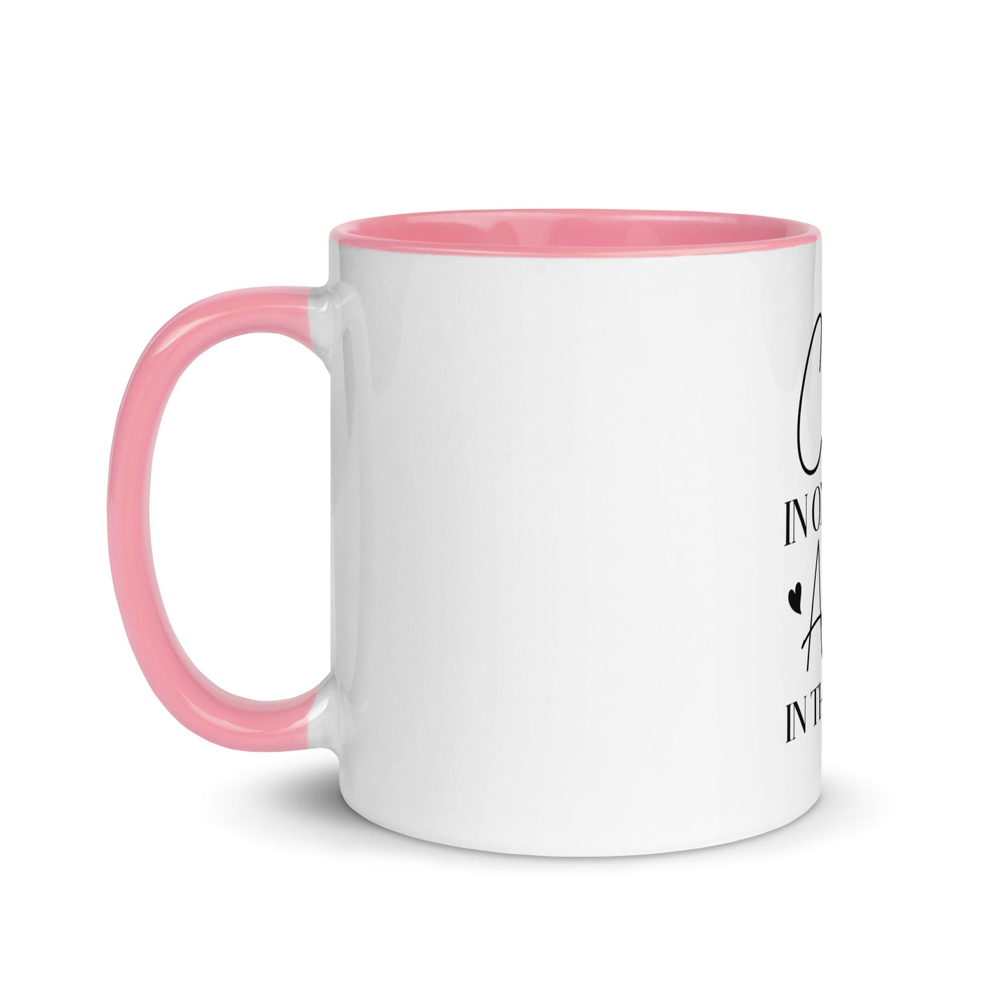 Mug Coffee and Ambition with Color Inside