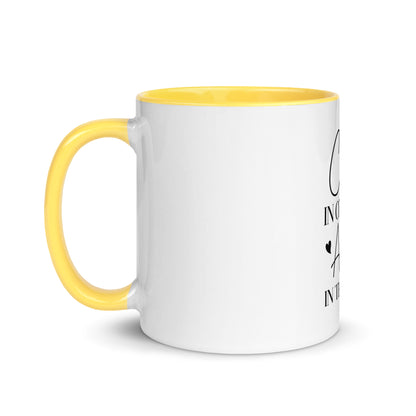 Mug Coffee and Ambition with Color Inside