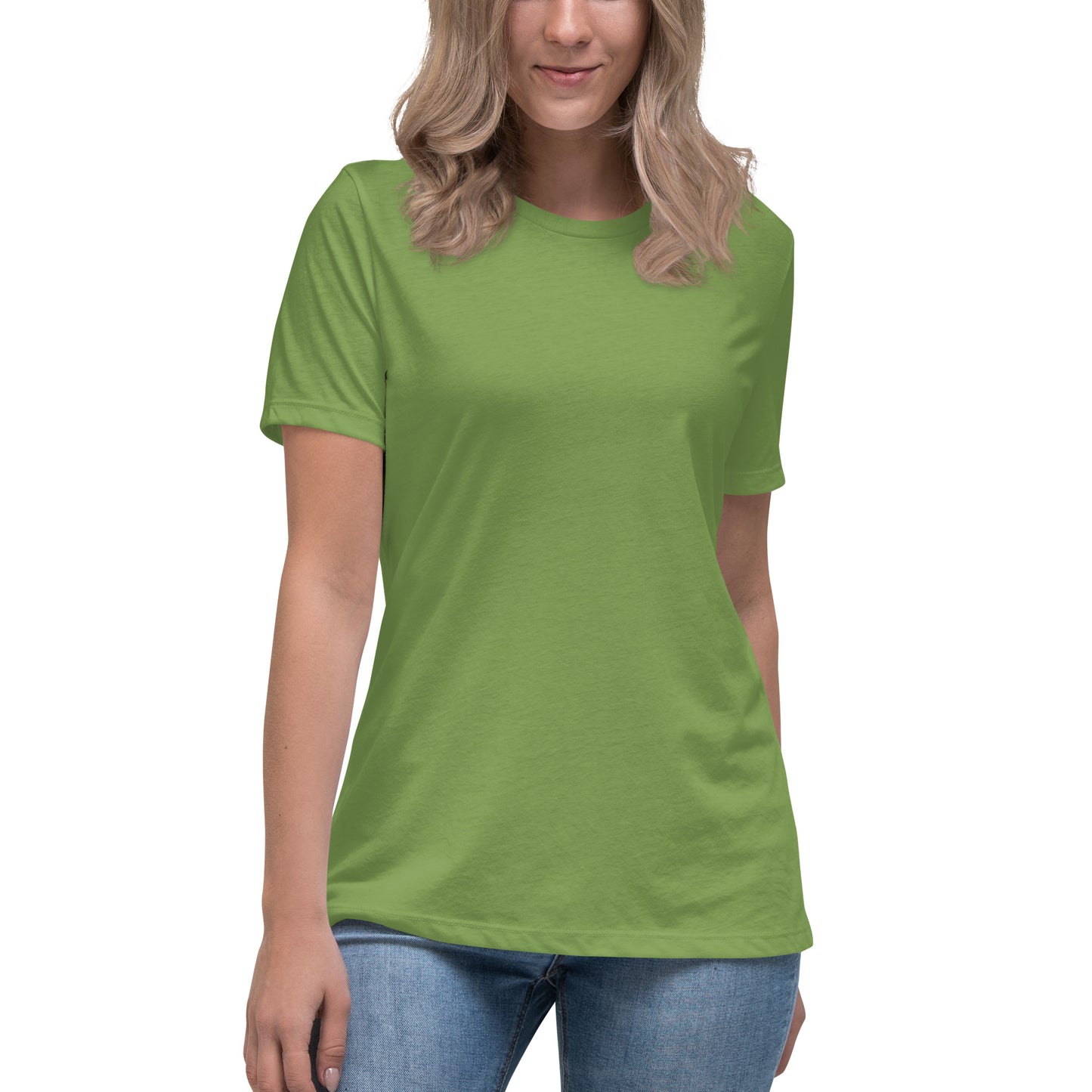 Women's Relaxed In My No Me Importa Era (back green) T-Shirt